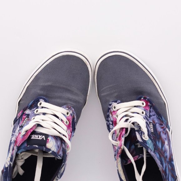 Vans Authentic Tropical Floral Pattern Women's Size 8.5 - Picture 11 of 15